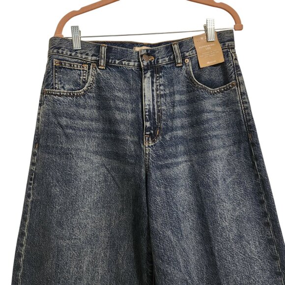 NWT Madewell Superwide-Leg Jeans Concho Wash Size 29 - Picture 5 of 9